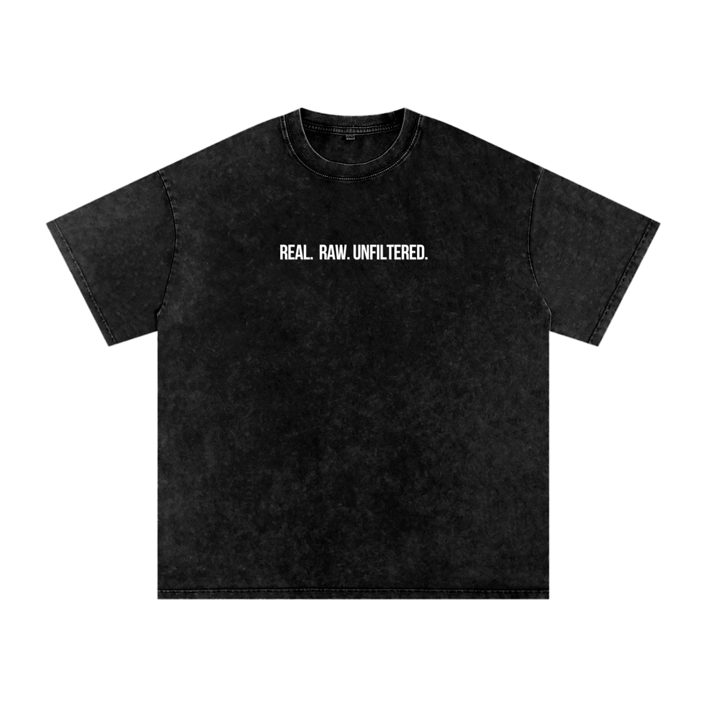 HWH x RRU | Snow Washed Oversized Tee